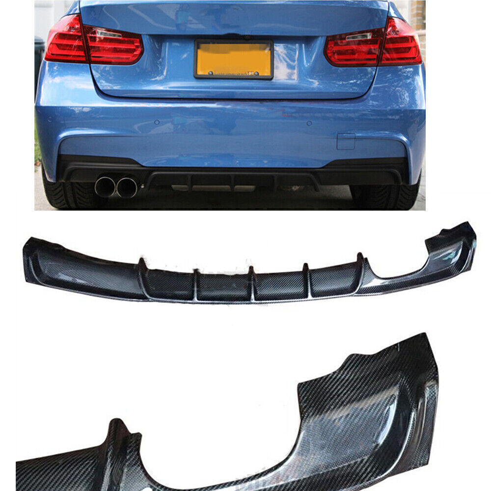 Rear Bumper Diffuser For  2012-2018 BMW 3 SERIES F30 F31 Performance Style BLK