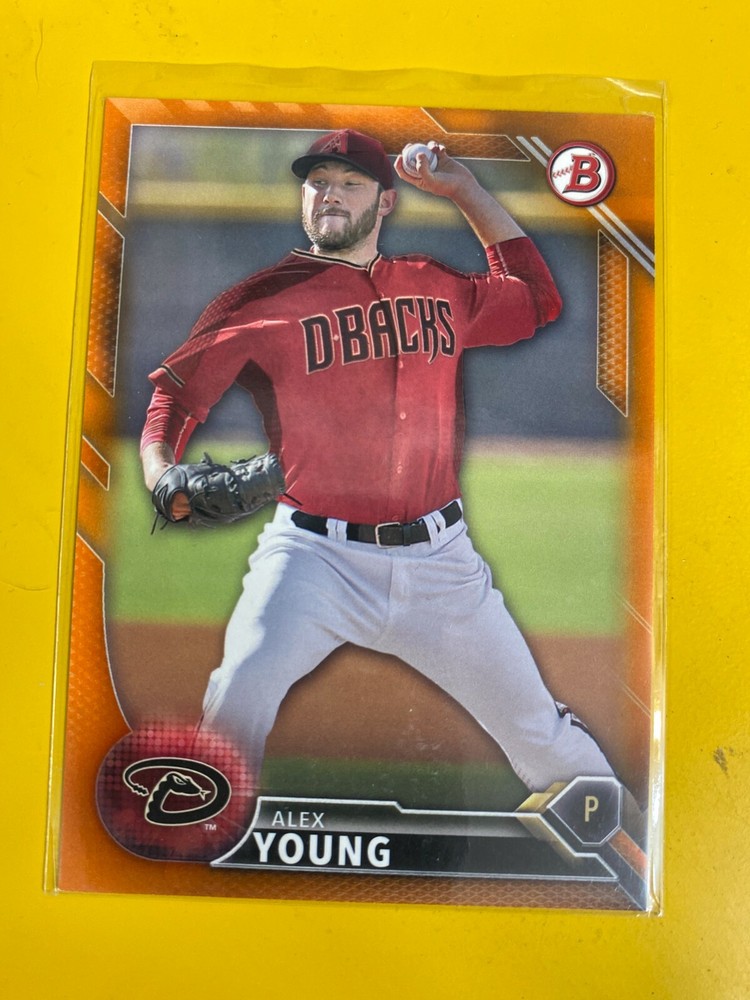 D52500  2016 Bowman Prospects Orange #BP111 Alex Young #05/25