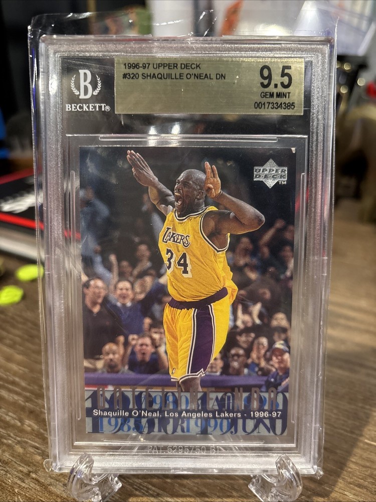 1996-97 Upper Deck - #320 Shaquille O'Neal BGS 9.5 Gem Mint Fresh Slab