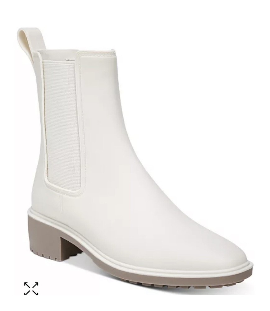 Sam Edelman White Sue Chelsea Rain Boot Women’s Size 8