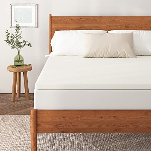 1.5 Inch Ventilated Memory Foam Mattress Topper, CertiPUR-US Certified, Queen
