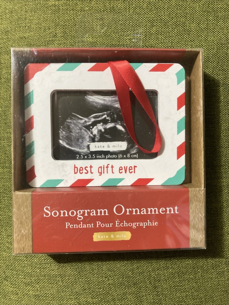 Sonogram Best Gift Ever Ornament - New in Box