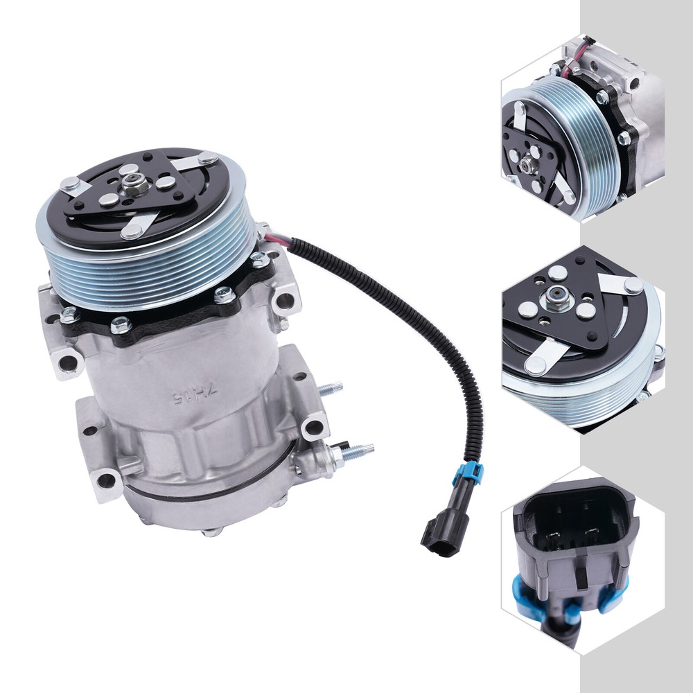 A/C Compressor with Clutch OE# 3582435C1 Fits International Navistar New