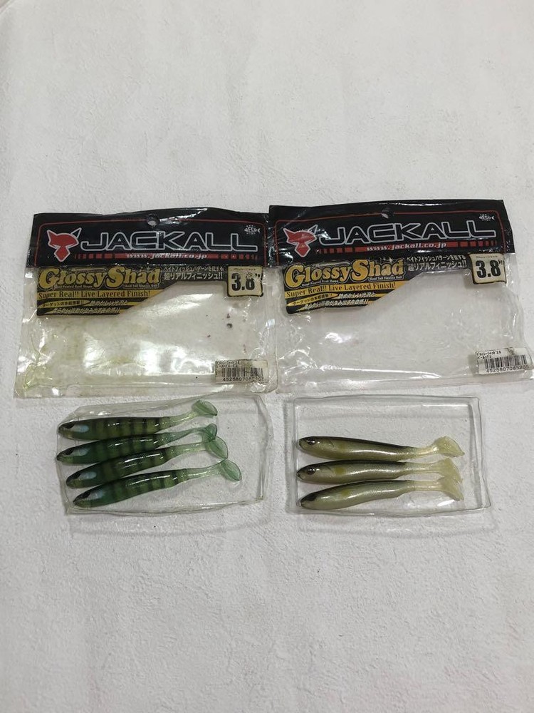 Fishing Lure Jackall Glossy Shad 7 Pieces