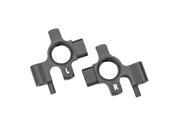 Traxxas Gray Aluminum Steering Blocks for Enhanced Vehicle Control