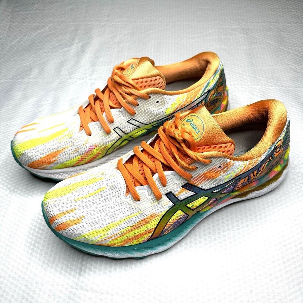 ASICS Women's GEL-Nimbus 23 Hot Pink/Sour Yuzu Running Shoes Size 11