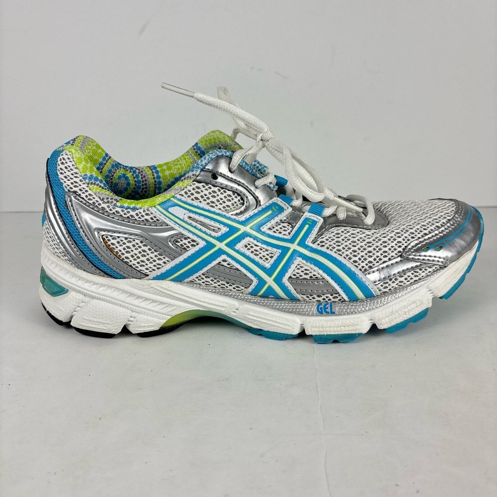 Asics Womens Gel Duomax T27BQ White Running Shoes Sneakers Size 8 streetwear