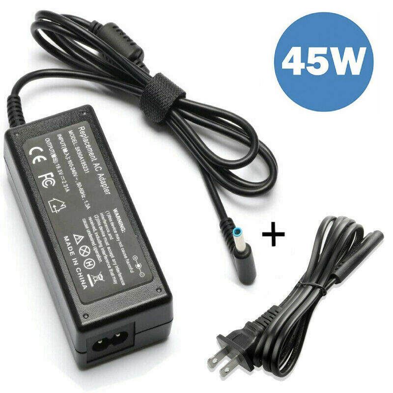 45W 19.5V 2.31A AC Adapter Charger for HP Laptop 4.5x3.0mm Power Cord