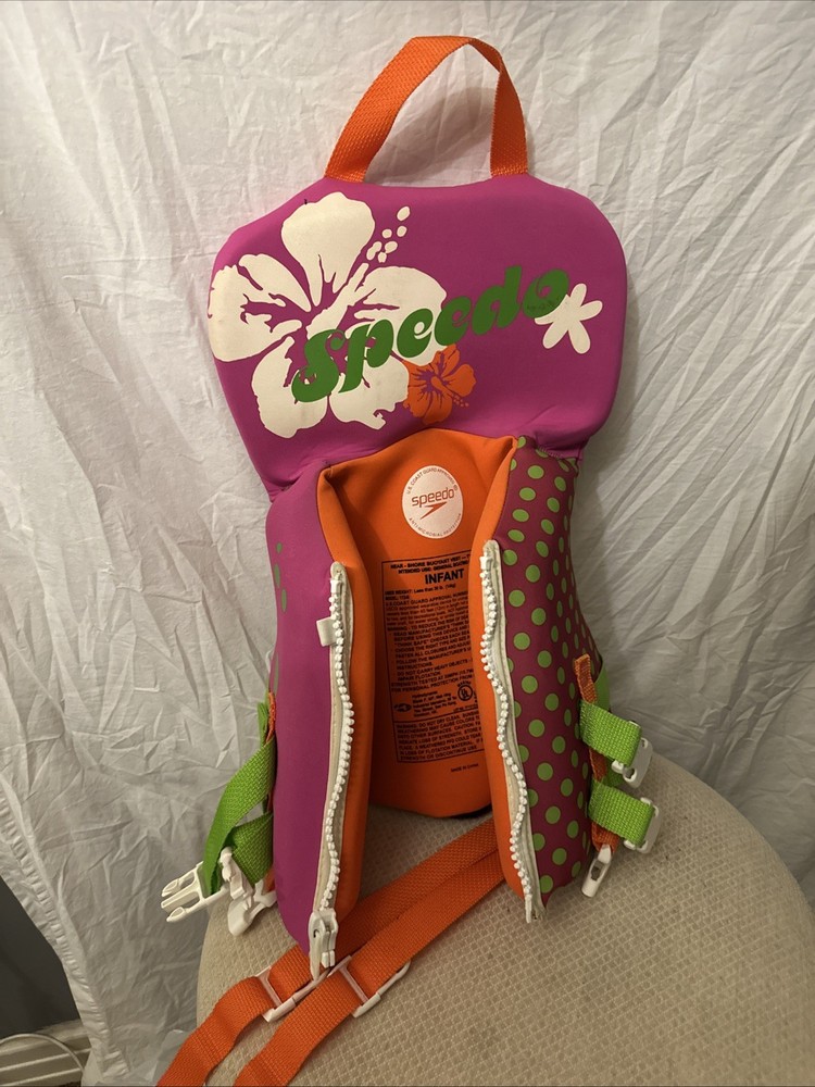 Speedo Infant US Coast Guard Approved Neoprene Life Jacket Preserver Vest PFD 2