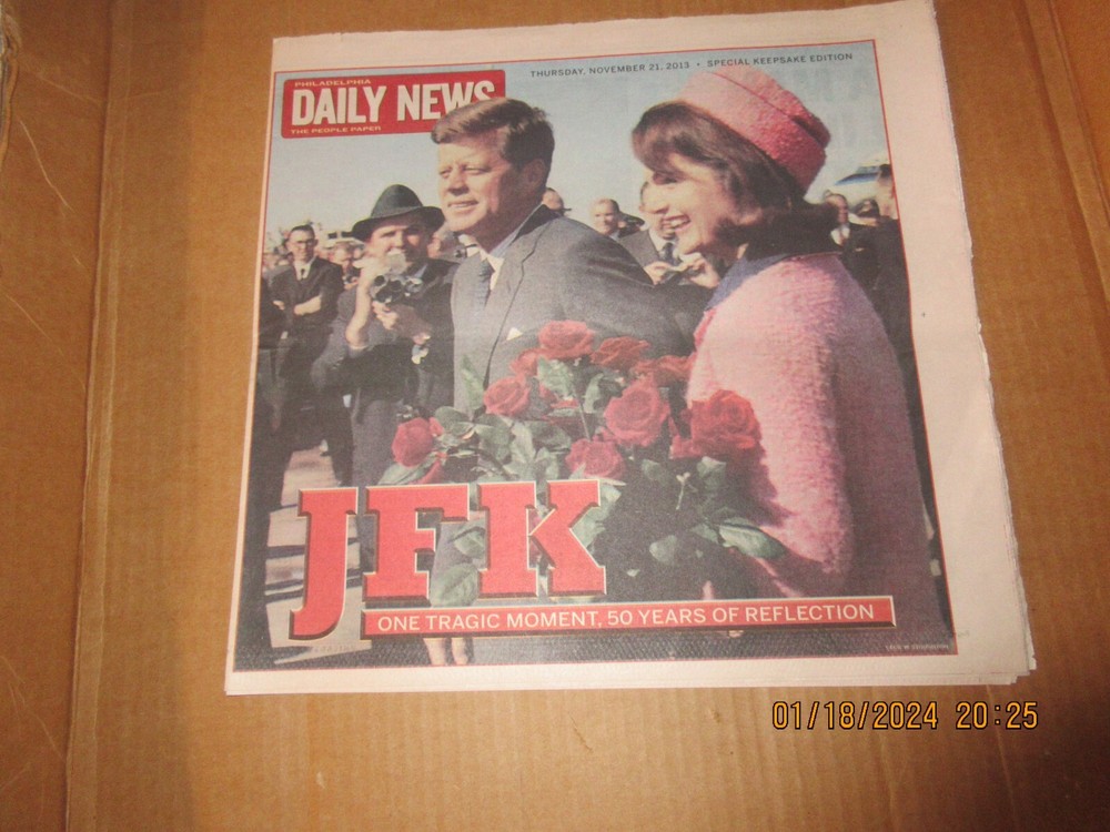 JFK One Tragic Moment, 50 Years of Reflection Phila Daily News Insert 11/21/2013