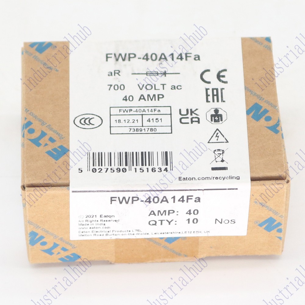 10pcs NEW Bussmann EATON Fuse FWP-40A14Fa 40A 700V Free shipping