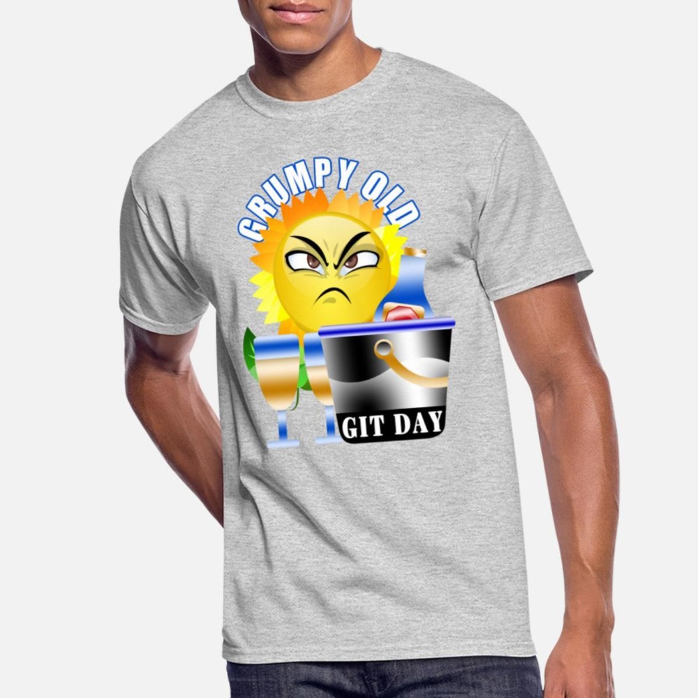 Fathers Day Grumpy Old Git Fast Shipping T-Shirt Size M to 3XL-image