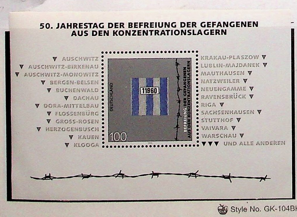 GERMANY Sc 1896 NH SOUVENIR SHEET OF 1995 - WORLD WAR II - (DF25)
