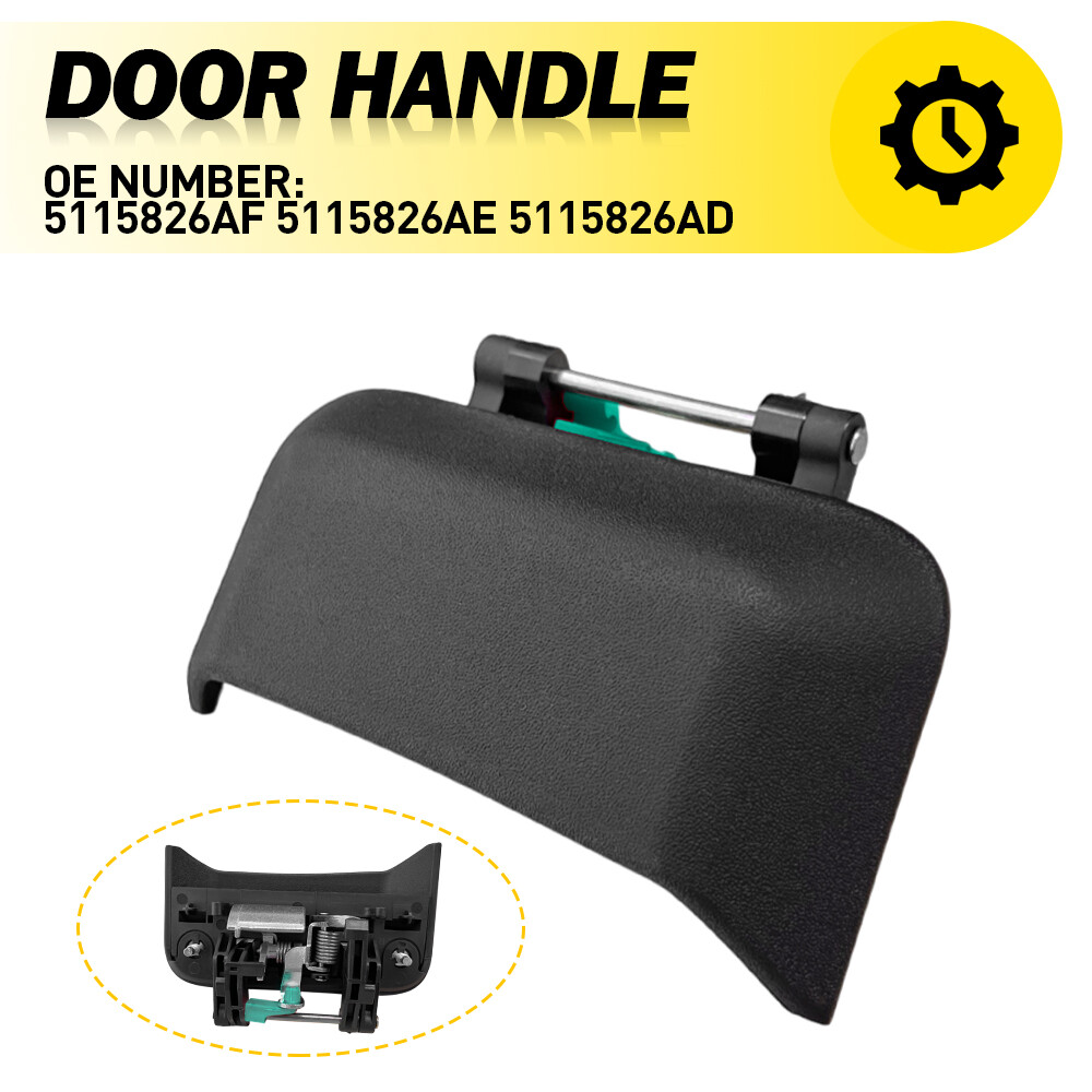 2007-2016 Jeep Compass Right Rear Black Exterior Door Handle