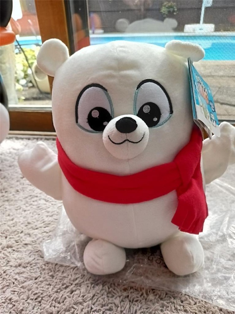 New SNAP Toys Snuggle N Hug Animated Talking Polar Bear NWT Arctic 11