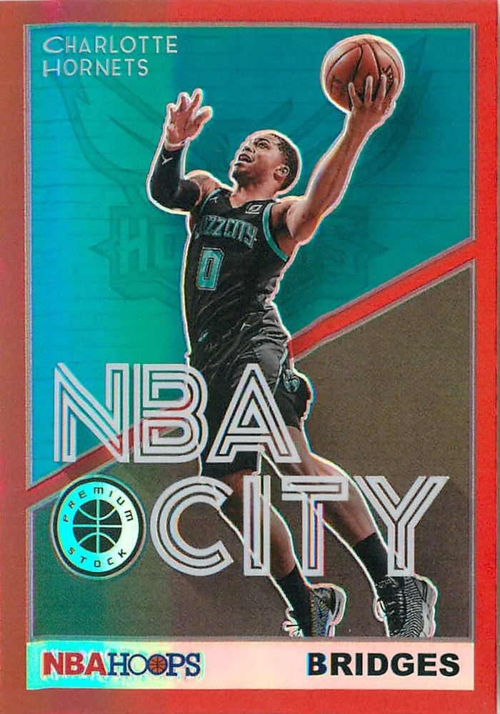 Miles Bridges 2019-20 Hoops Premium Stock #16 NBA City Red Basketball