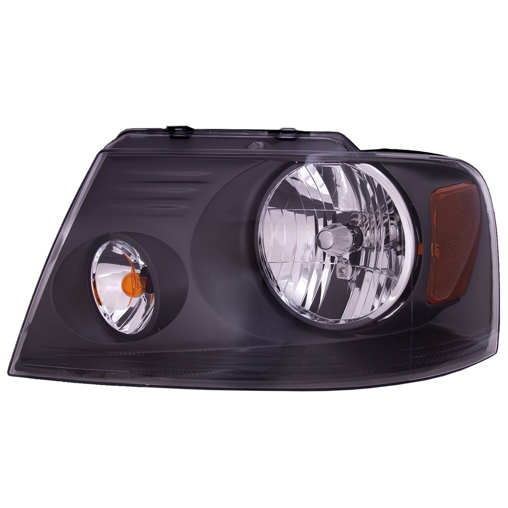 2007-08 Ford F-150 Driver Side Headlight CAPA Certified Shadow Gray Trim
