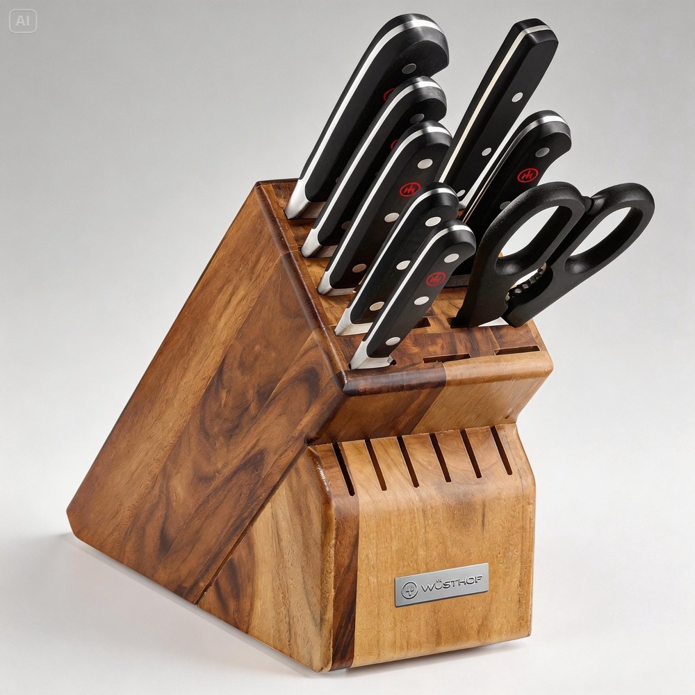 Wusthof Classic 9-piece Knife Block Set