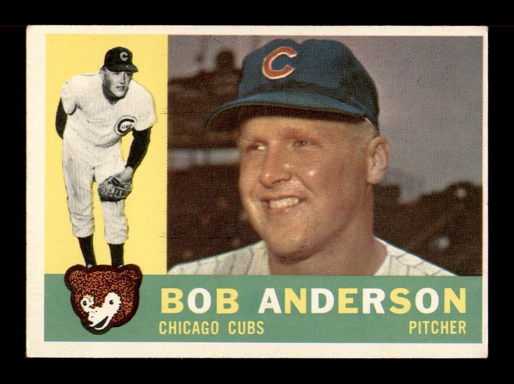 1960 Topps Set Break #412 Bob Anderson EX *OBGcards*