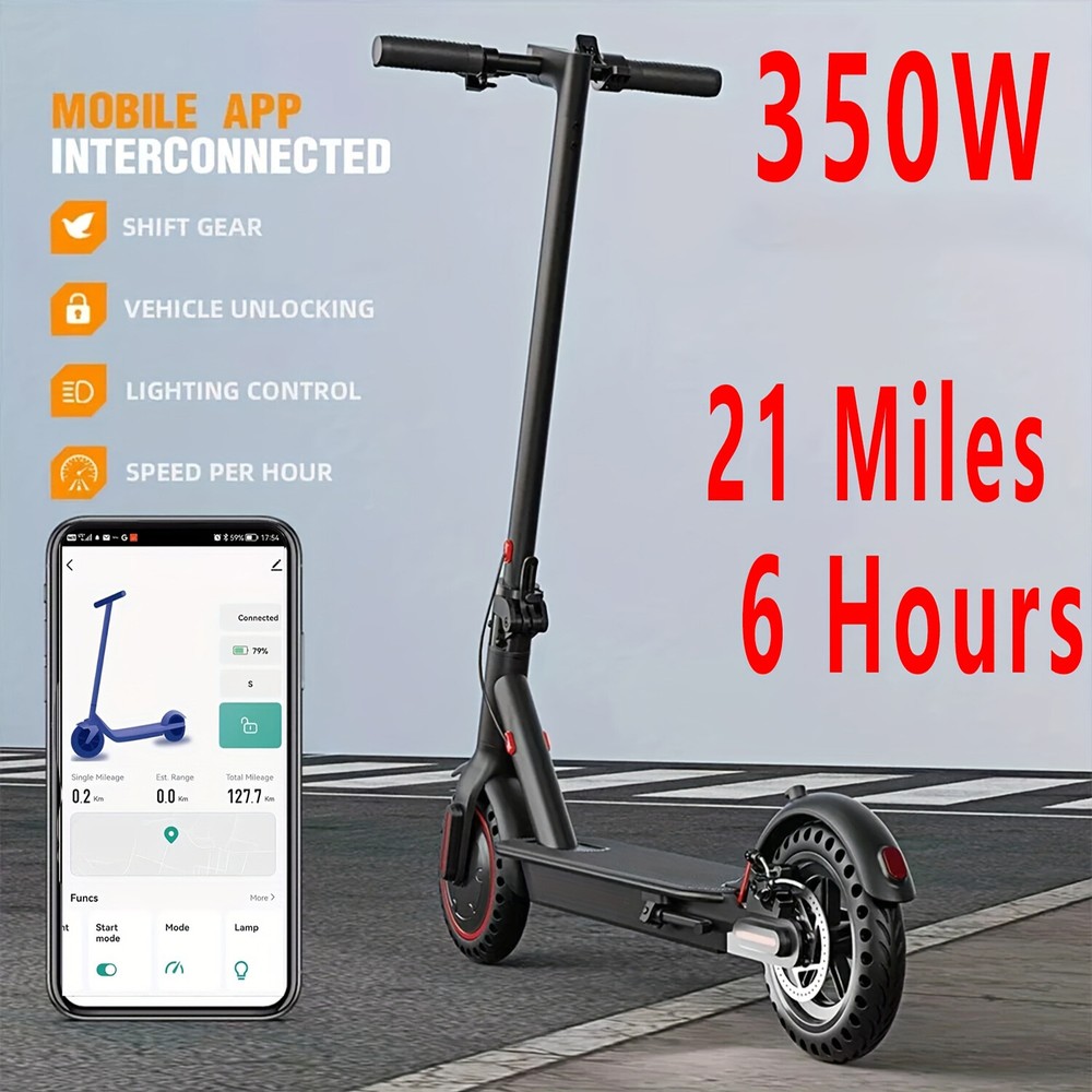 Folding Electric Scooter for Kids Teens 350W Motor Adjustable Handlebar Height