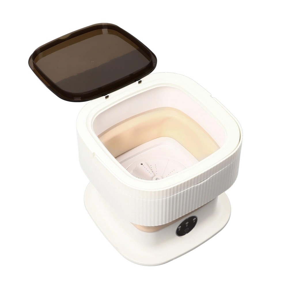 Portable Washing Machine 10L Foldable Mini Washer and Spin Dryer Deep Cleanin...