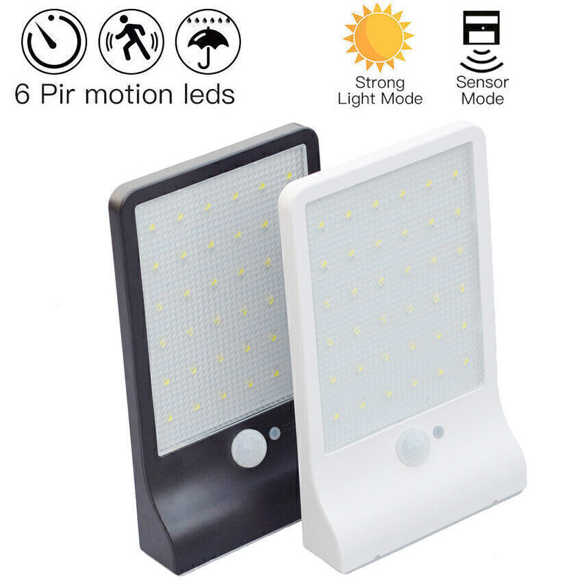 36 LED Waterproof Solar Motion Sensor Security Light for Outdoor Garden