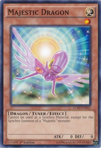 Majestic Dragon Common 1st Edition LC5D-EN012 MP Condition