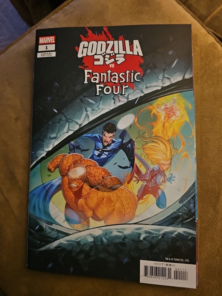 GODZILLA VS FANTASTIC FOUR #1 1:25 IBAN COELLO VAR NM MARVEL 2025