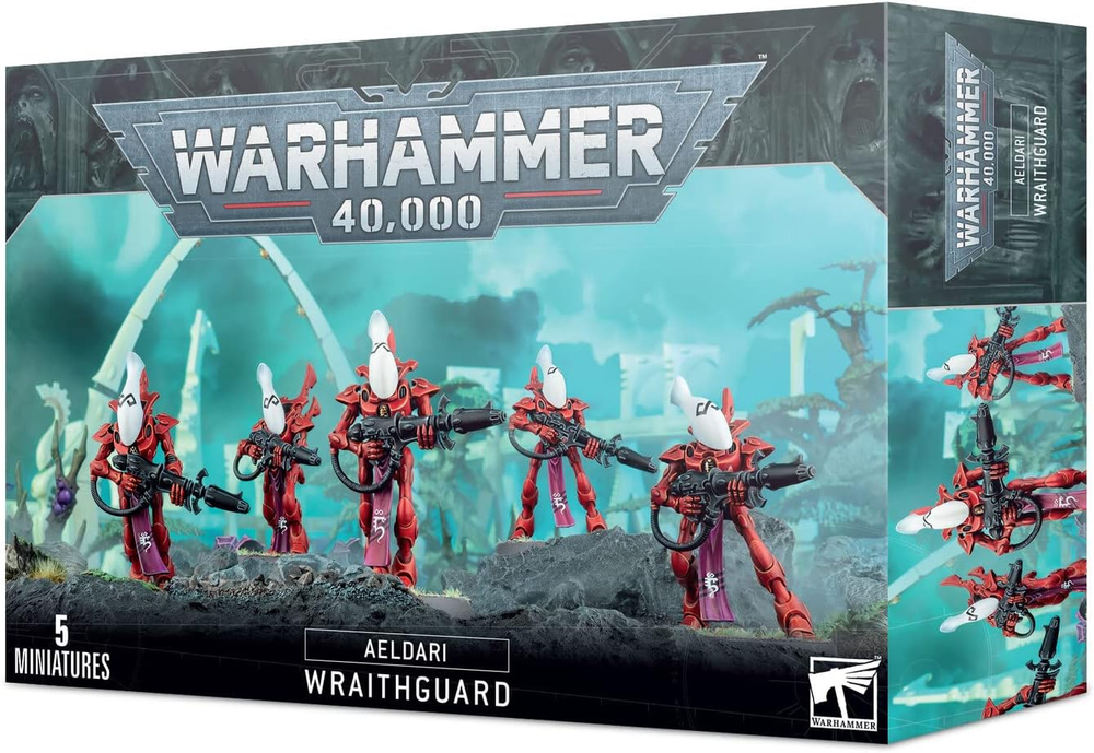 Warhammer 40K Aeldari Wraithguard Elite Miniature Set 46-13