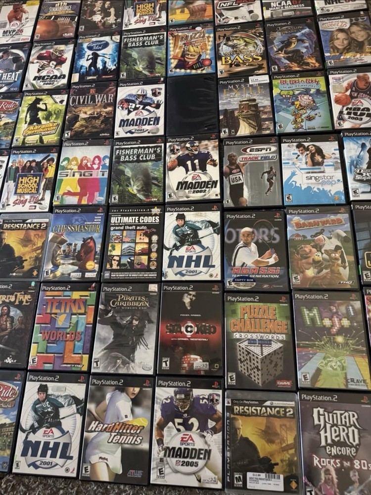 PlayStation 2 Games Lot Of 58