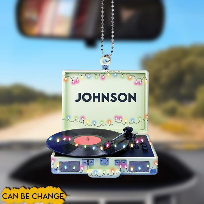 Vinyl Record Player Christmas Ornament  Vinyl Record lover Christmas Ornament