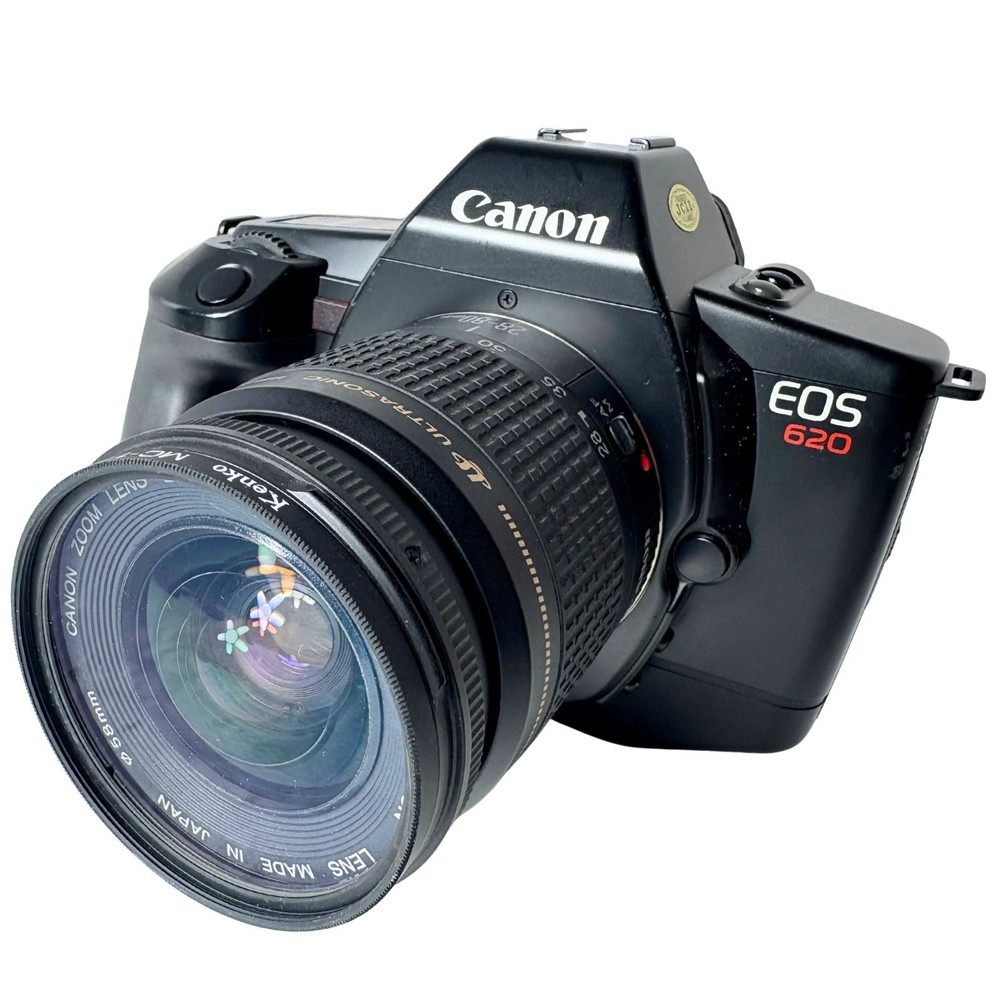 Canon EOS 620 35mm Film SLR w Canon EF 28-80mm Lens From Japan Tested Working