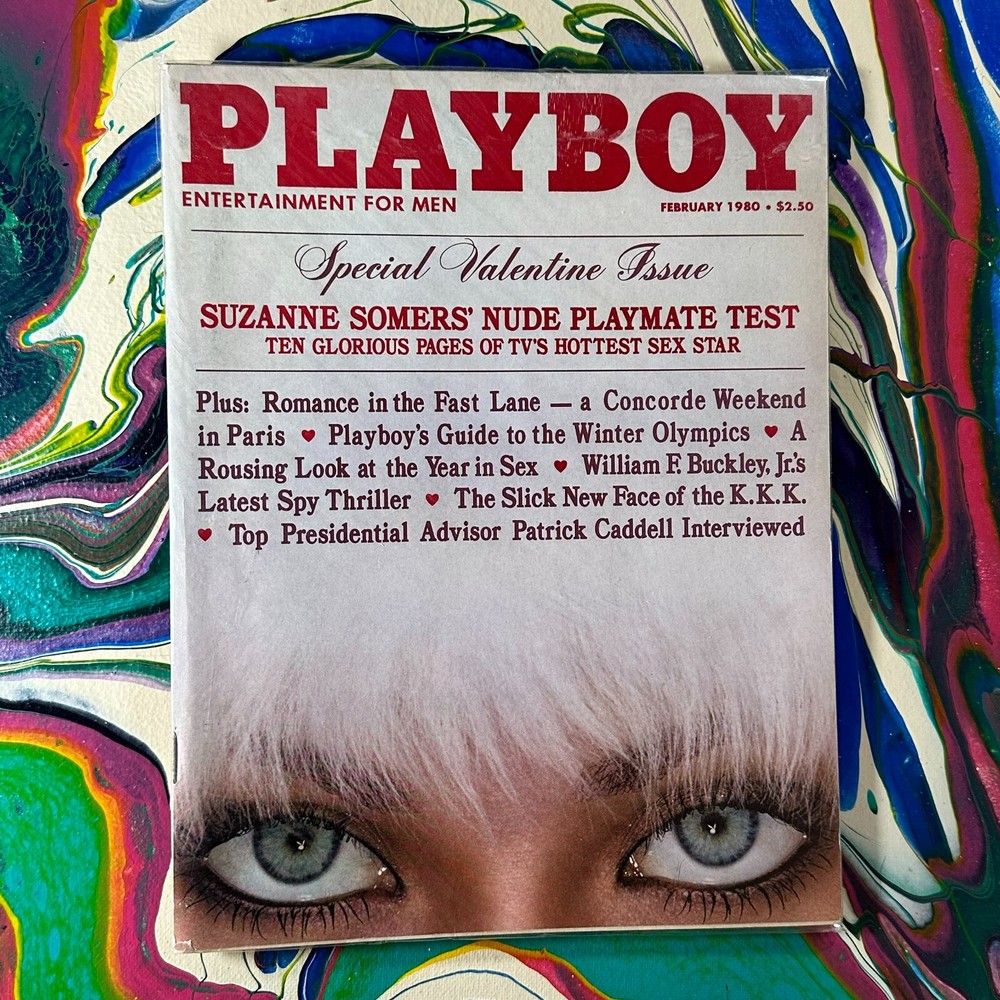 Playboy Magazine February 1980 Suzanne Somers Nude And Centerfold Sandy Cagle