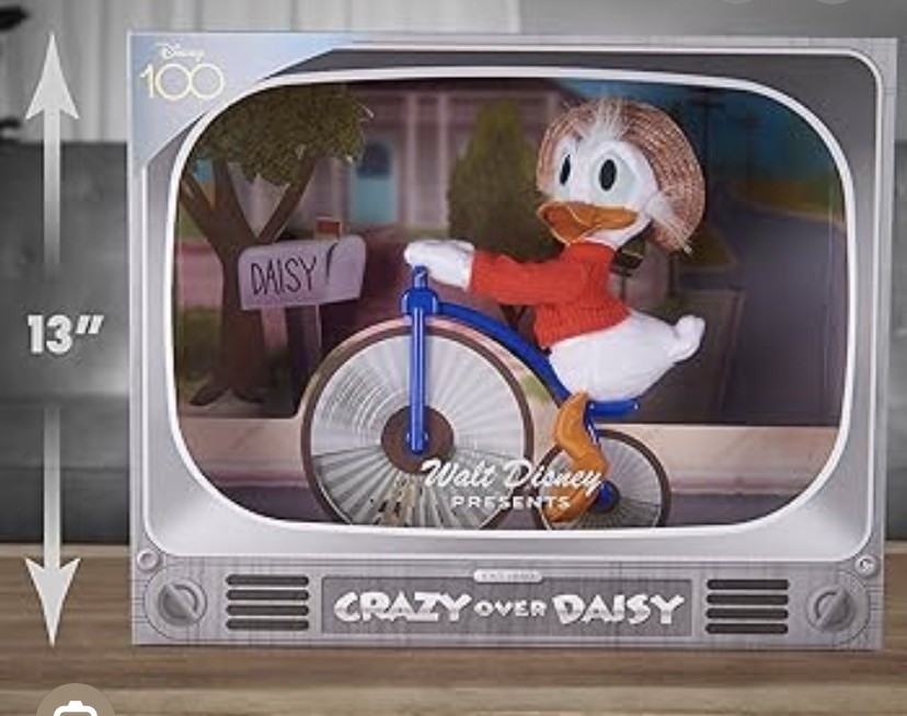 Disney 100 Years of Wonder “Crazy Over Daisy” Donald Duck Collectible Plush Walt