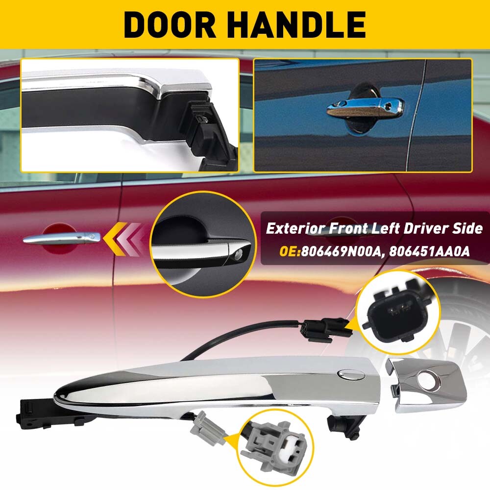 Door Handle for Nissan Sentra Maxima 13-16 45183 Front Left Driver Exterior NEW