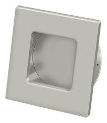 Deltana Square Heavy Duty Flush Pull Satin Nicke FPS234U15 Deltana FPS234U15