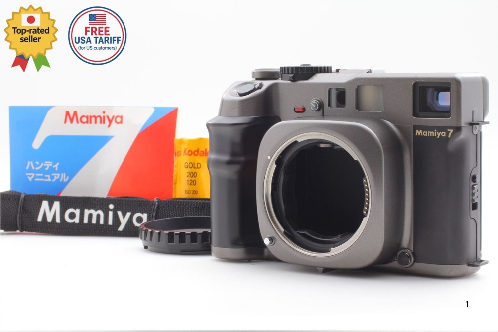 CLA'd [ Near MINT ] Mamiya 7 Rangefinder 6x7 Format Film Camera Body from JAPAN