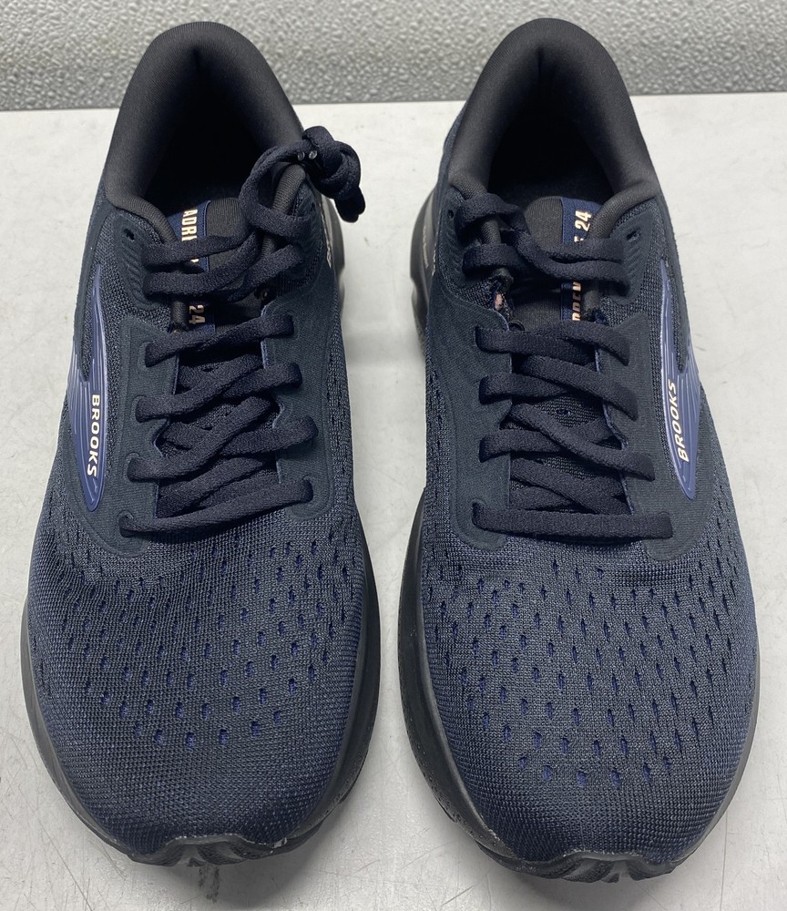 Brooks Adrenaline GTS 24 Women Size 8.5 Athletic Running Sneakers Black/ Blue