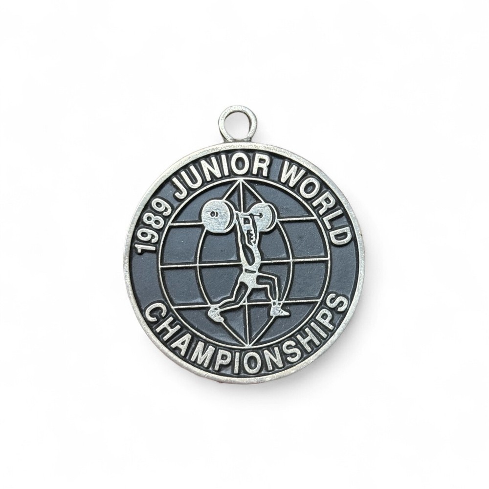 1989 Junior World Championships Weightlifting Medal, José Heredia.