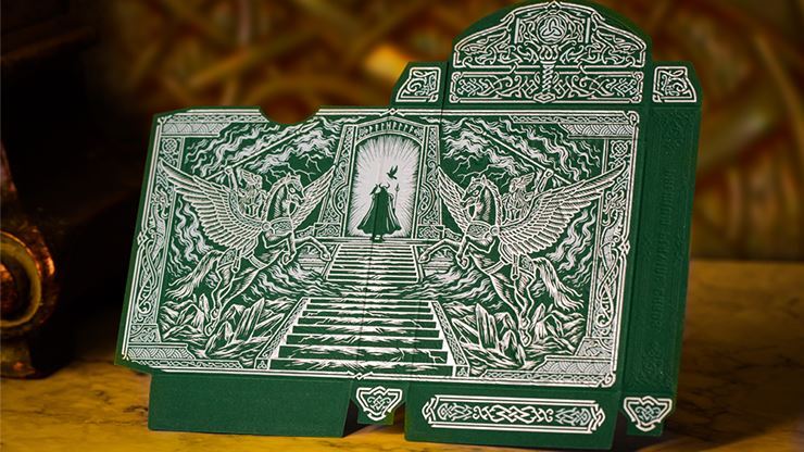 Gods of Norse Olive Esse Playing Cards, A Great Gift for Poker Players