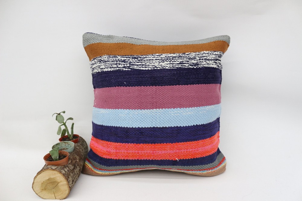 Turkish Kilim Pillow, Pillow Covers, 16