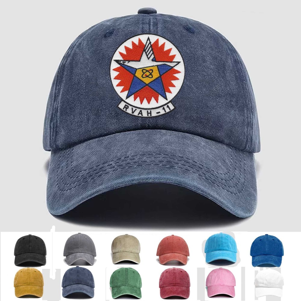 Custom Embroidered Hat RVAH-11 Aviation Reconnaissance Attack Squadron, Gift