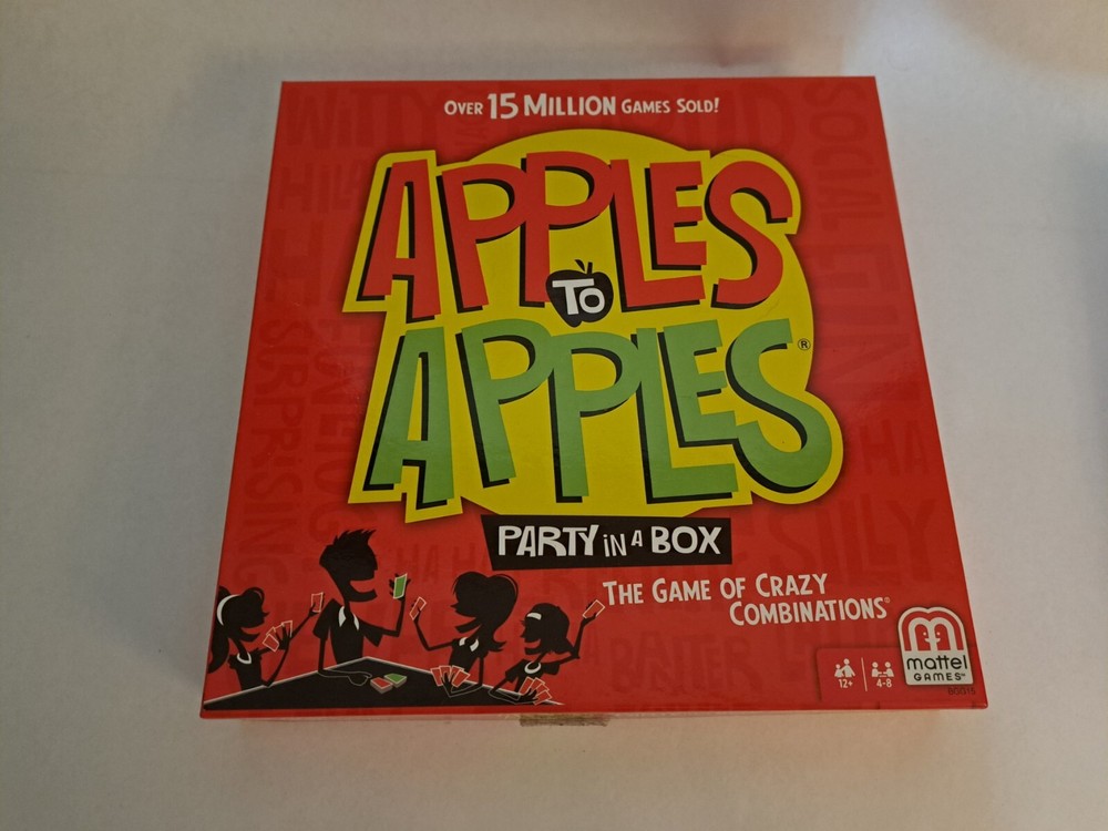 Mattel Apples to Apples Party in A Box Card Game -Complete
