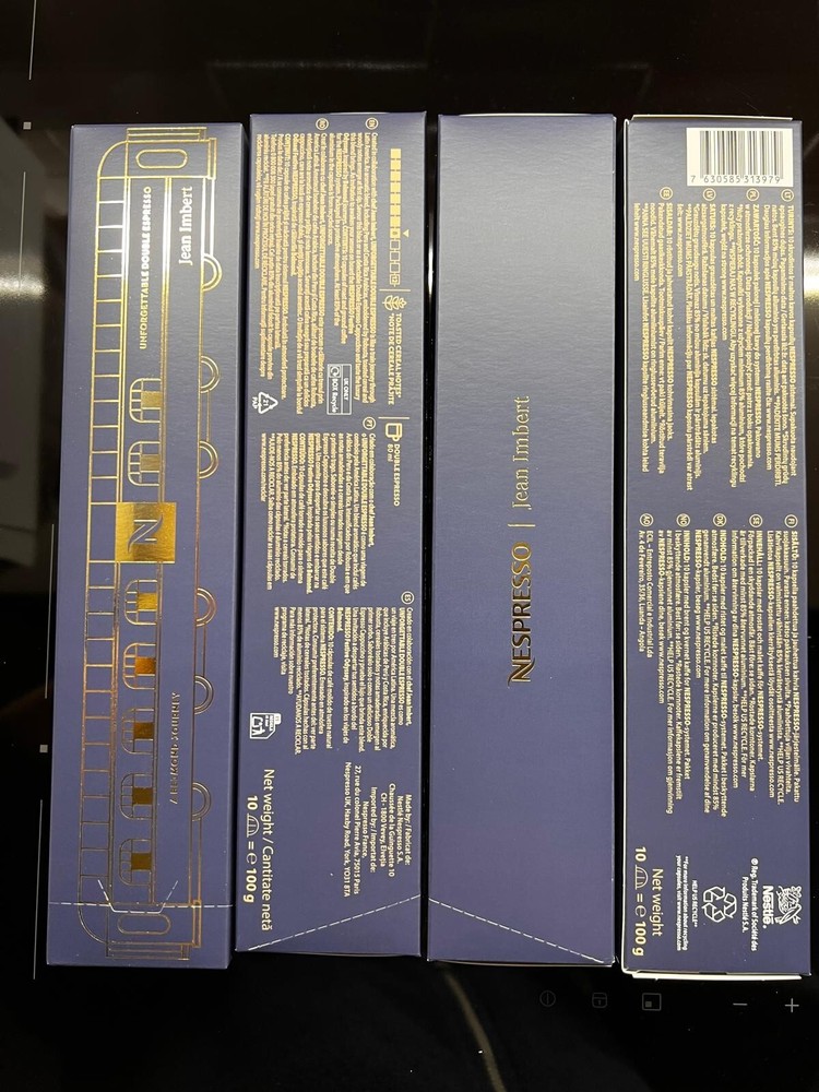 NESPRESSO 40 Capsules VERTUO Line Unforgettable Double Espresso Coffee