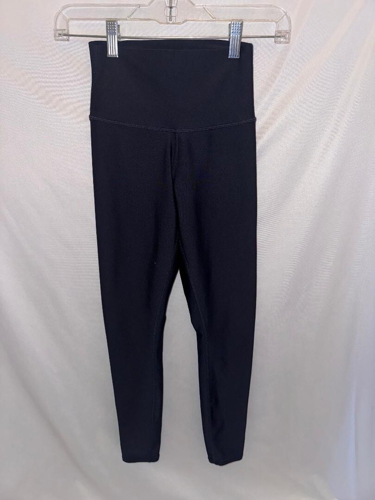 Alo High Waist Airlift Leggings XXS Navy 24 Inseam Sheen High Compression