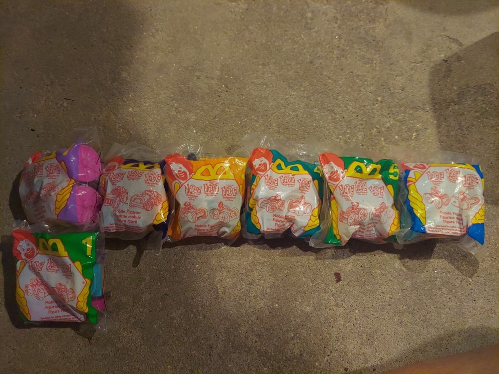 Lot Of 7 New In Package Mobile Figurine