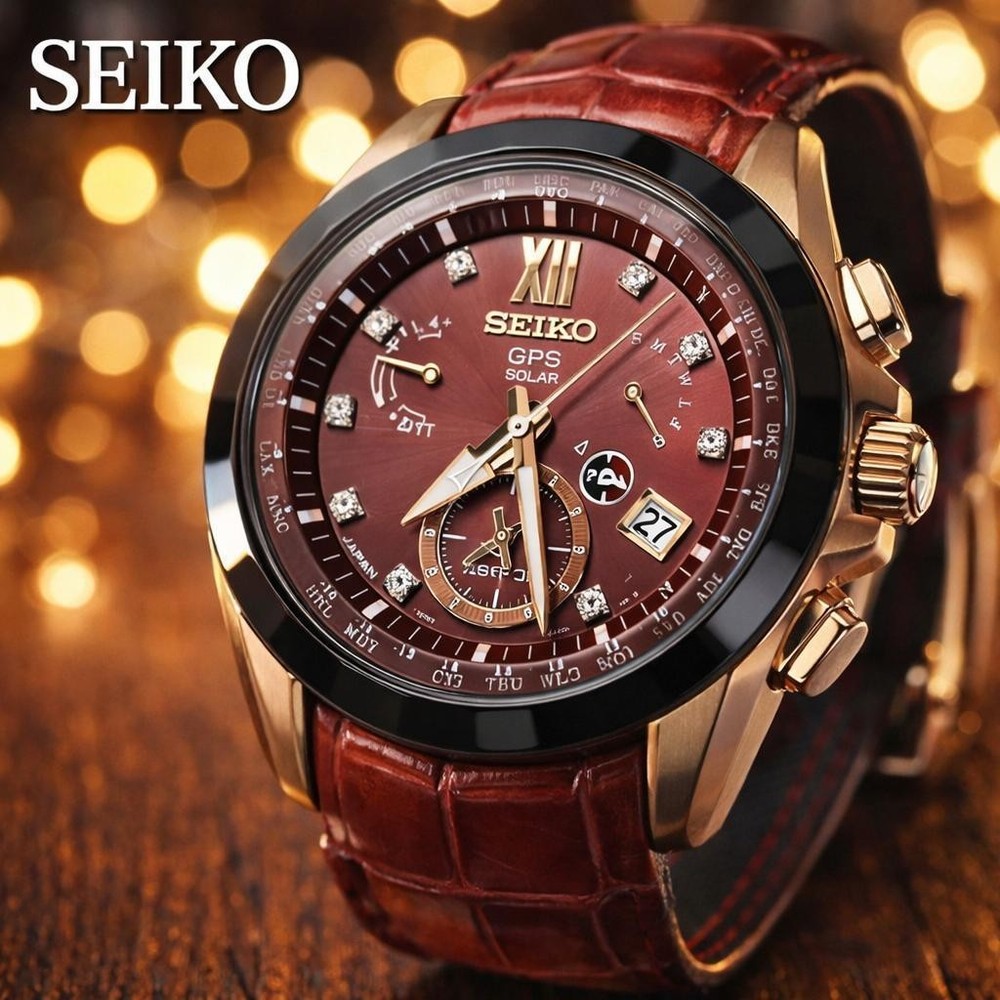 Seiko Astron SBXB080 Limited Edition GPS Solar Watch 45mm Case Titanium