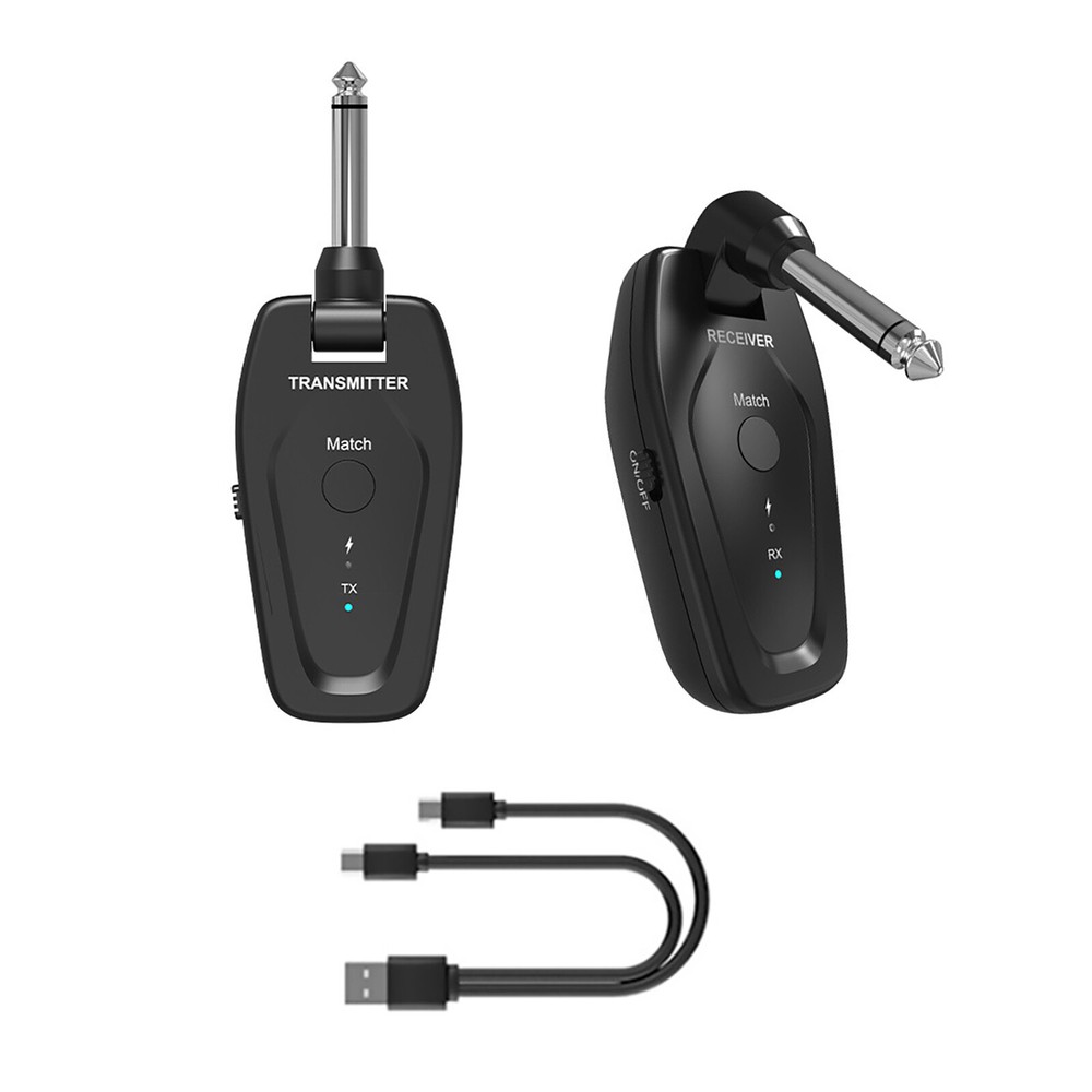 1Pair UHF Wireless Guitar System Transmitter Receiver Accessories For Guitar