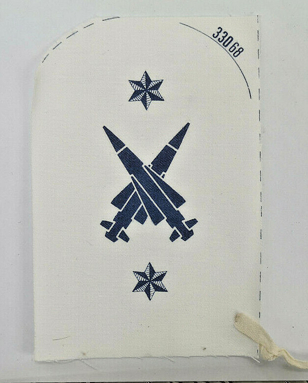 Royal Navy Missileman Blue on White Specialisation Patch