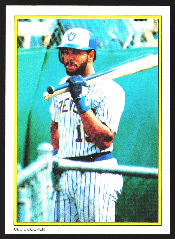 1983 Topps Cecil Cooper #15 All-Star Brewers Baseball Card